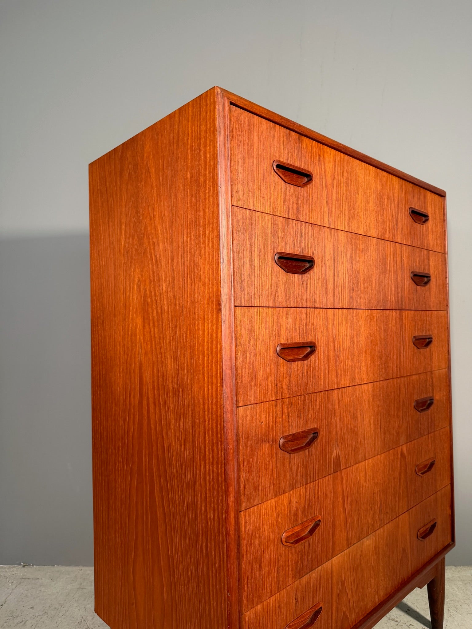 Cassettiera in teak Anni 70