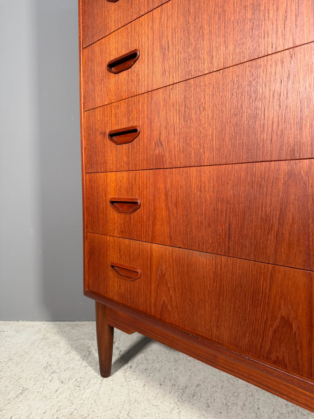 Cassettiera in teak Anni 70