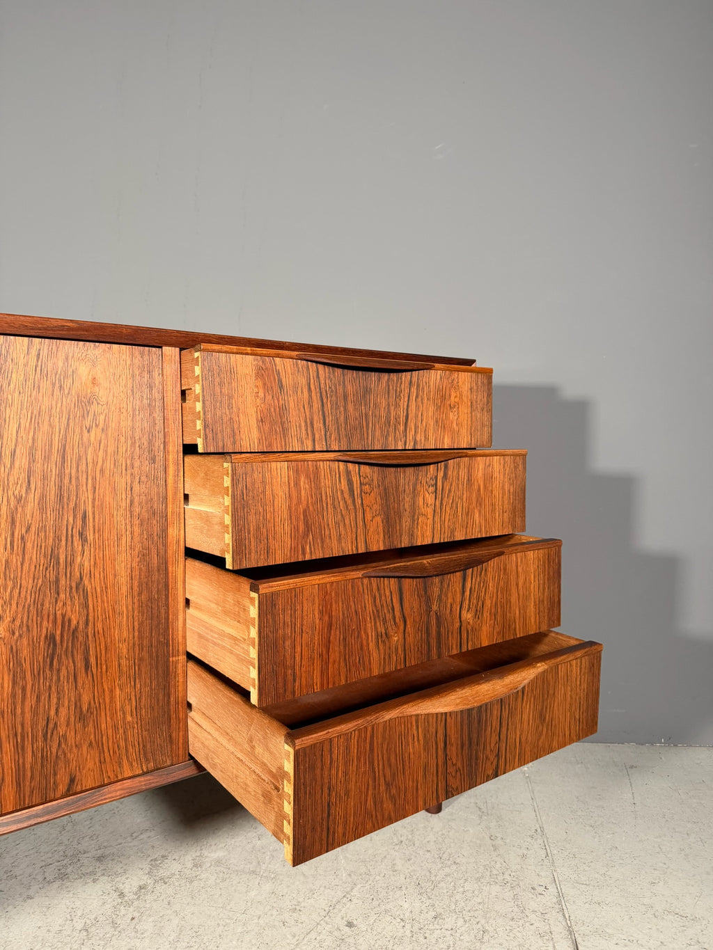 Sideboard in palissandro di Erling Torvits