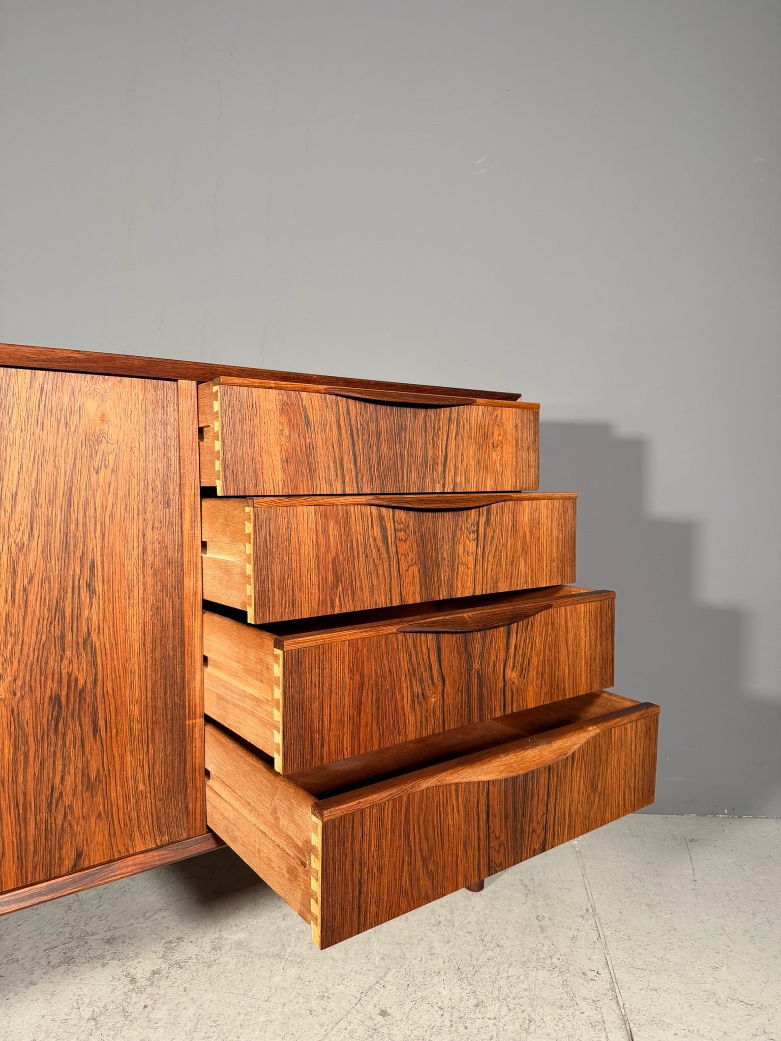 Sideboard in palissandro di Erling Torvits