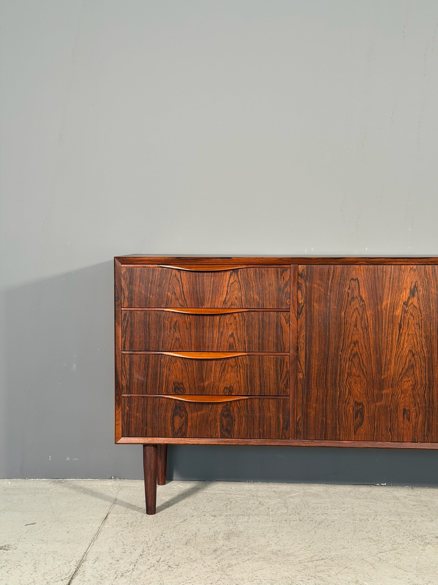 Sideboard in palissandro di Erling Torvits