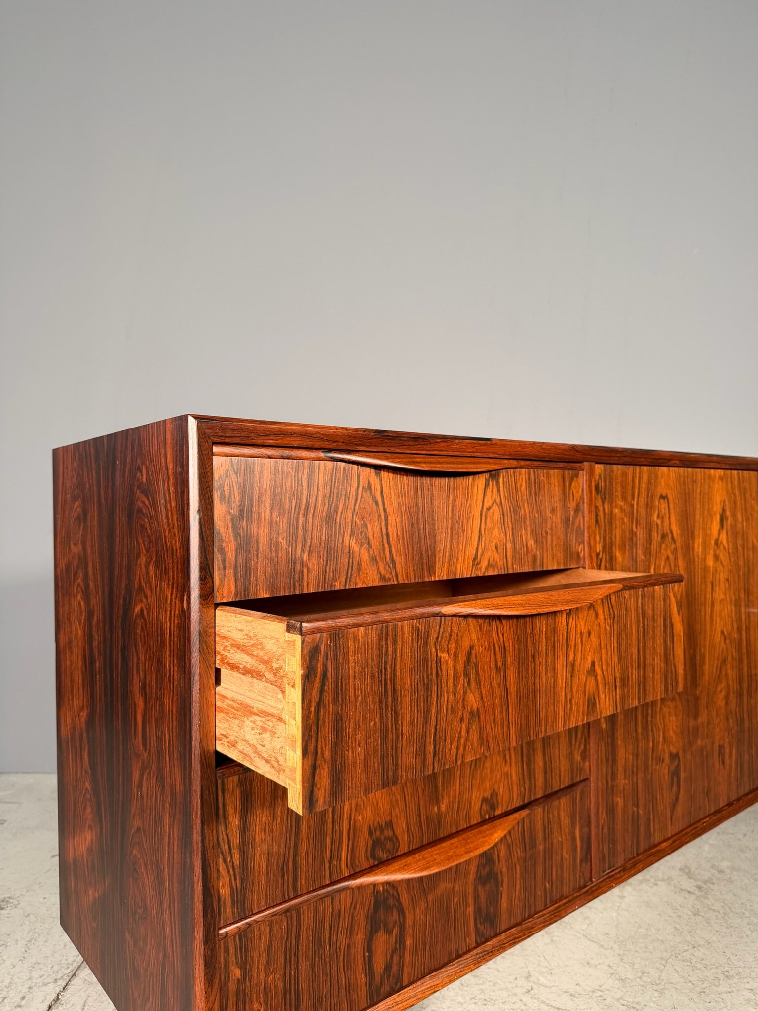 Sideboard in palissandro di Erling Torvits