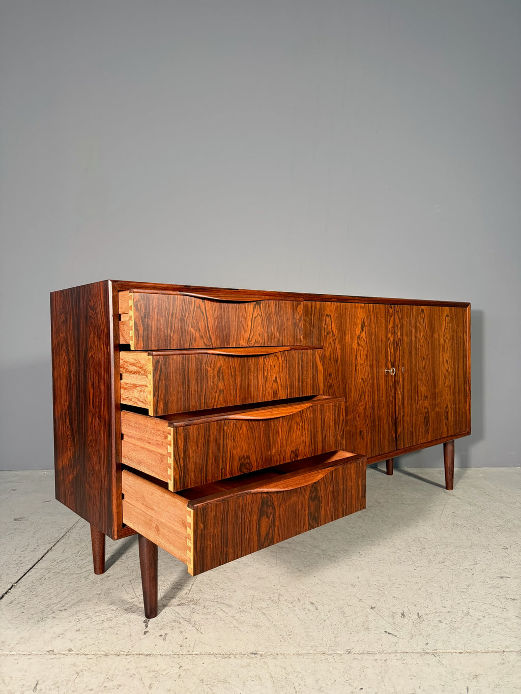 Sideboard in palissandro di Erling Torvits