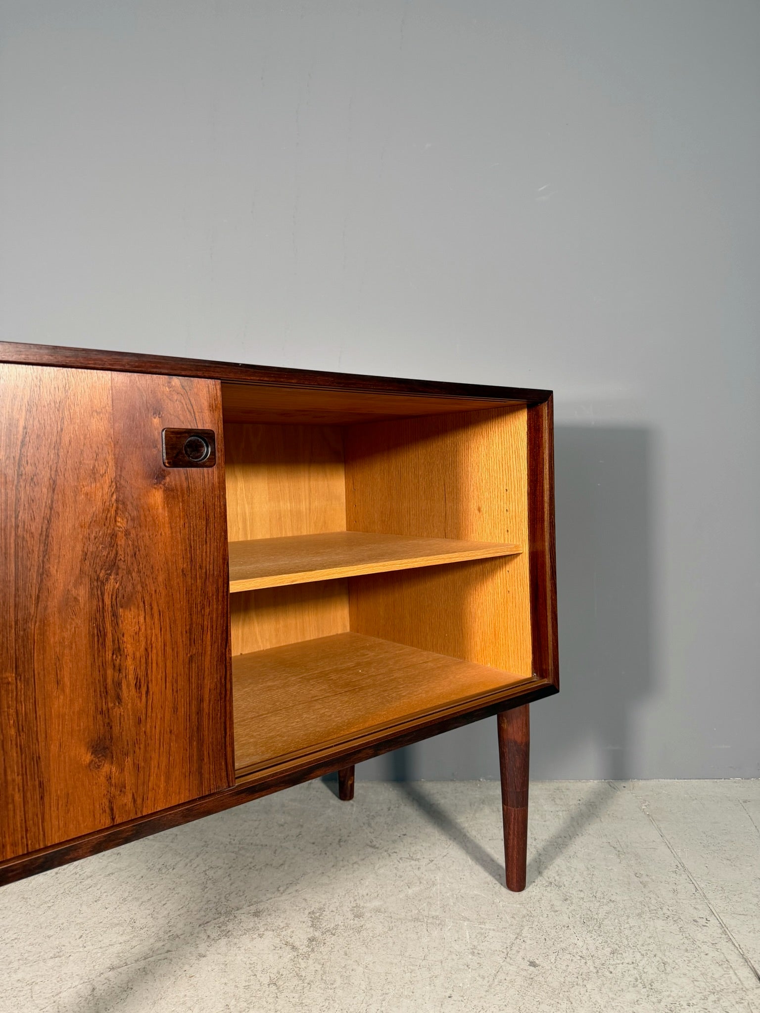 Sideboard danese in palissandro