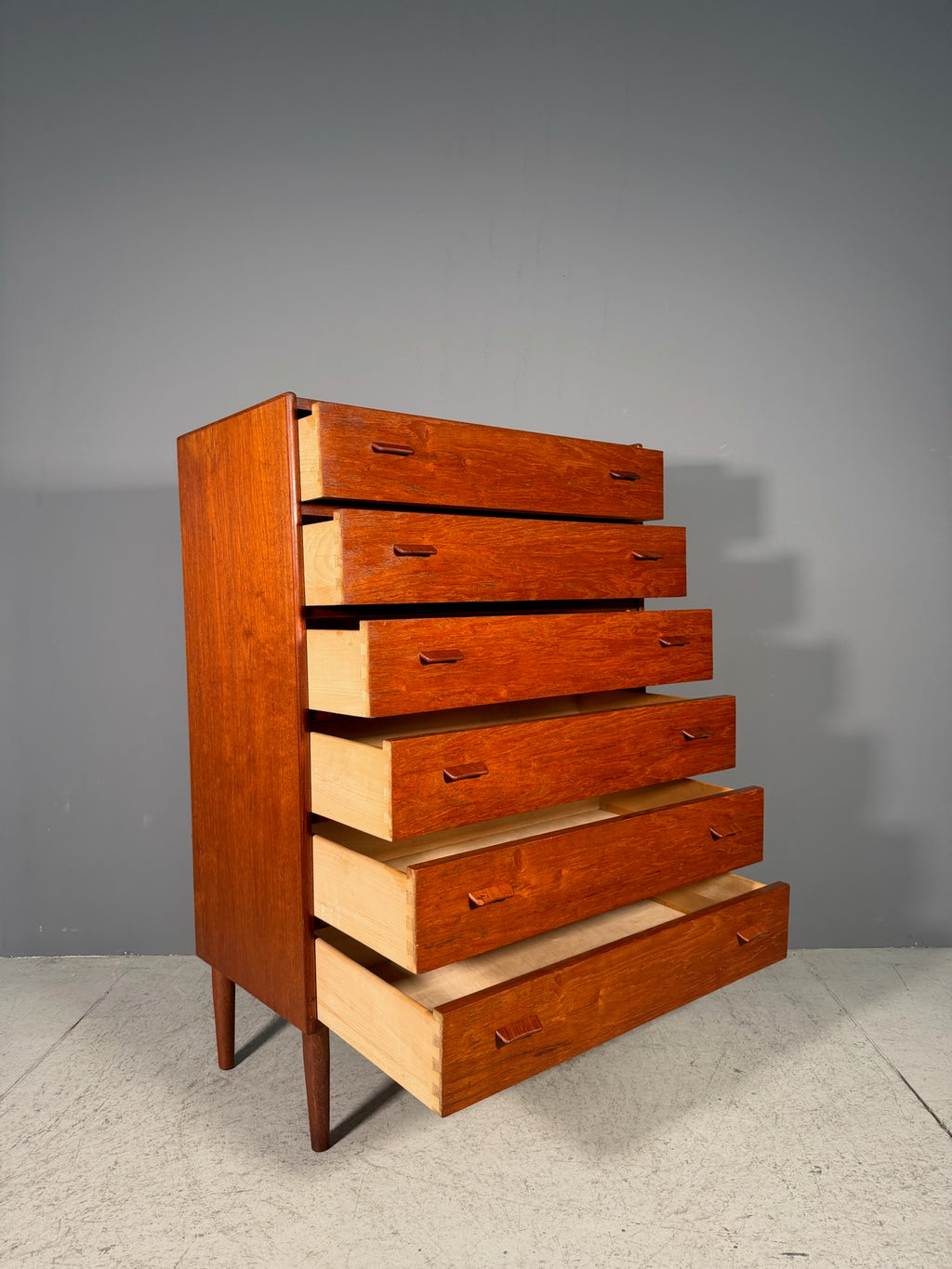 Cassettiera in teak di Poul Volther