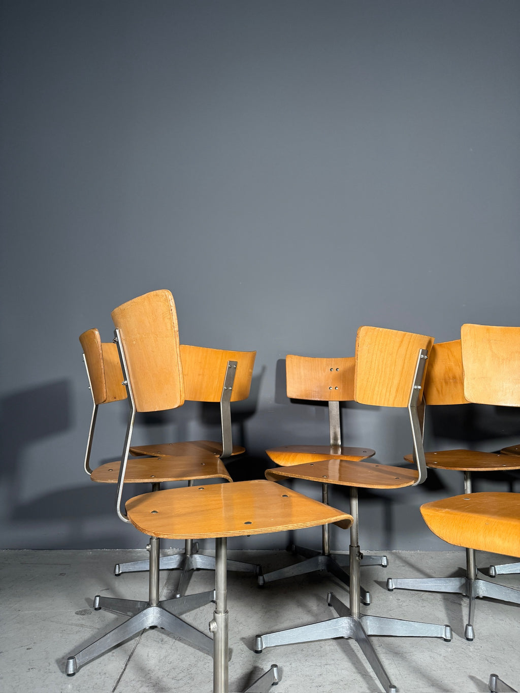 Sedia da scuola anni 50