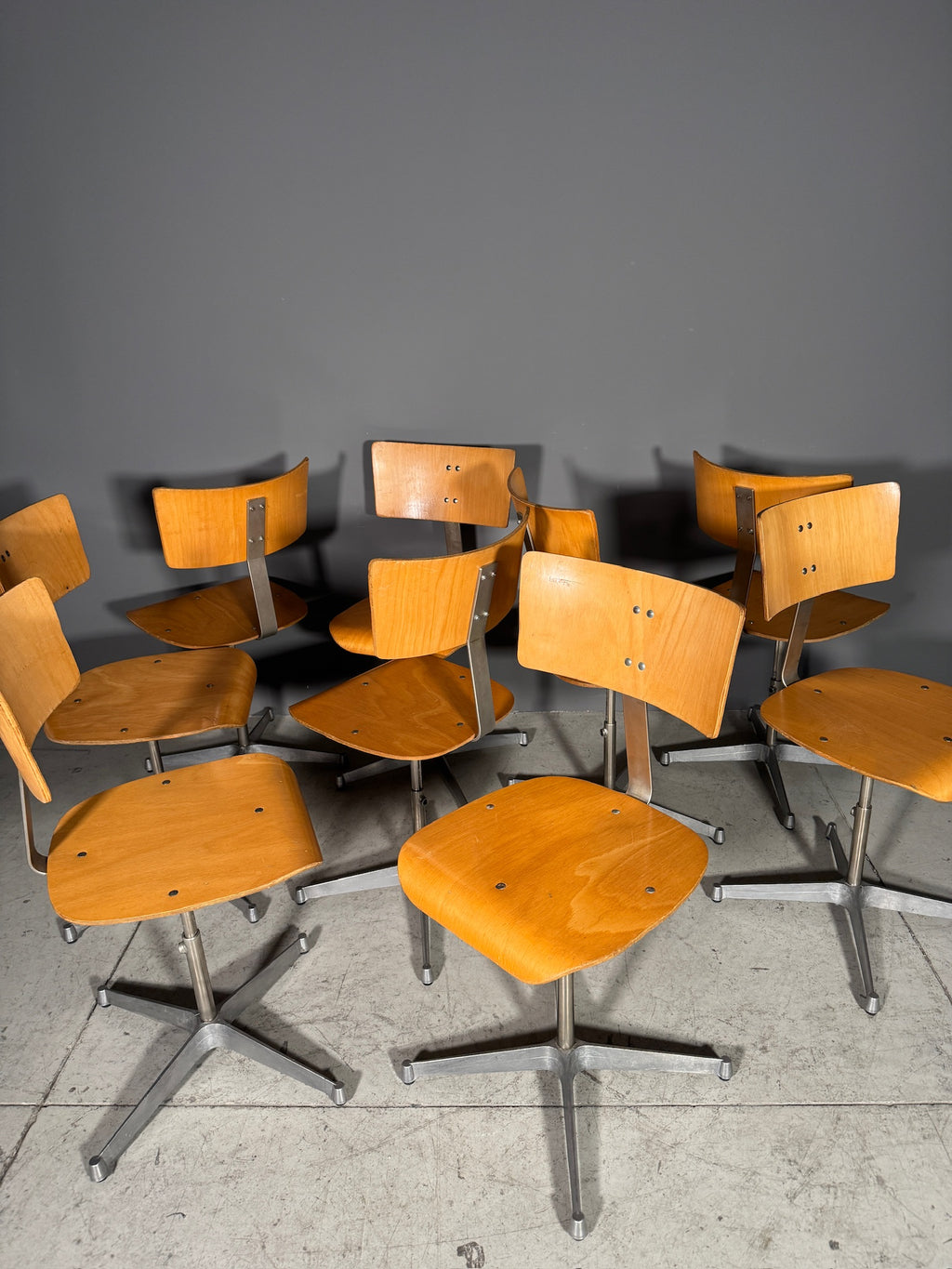 Sedia da scuola anni 50