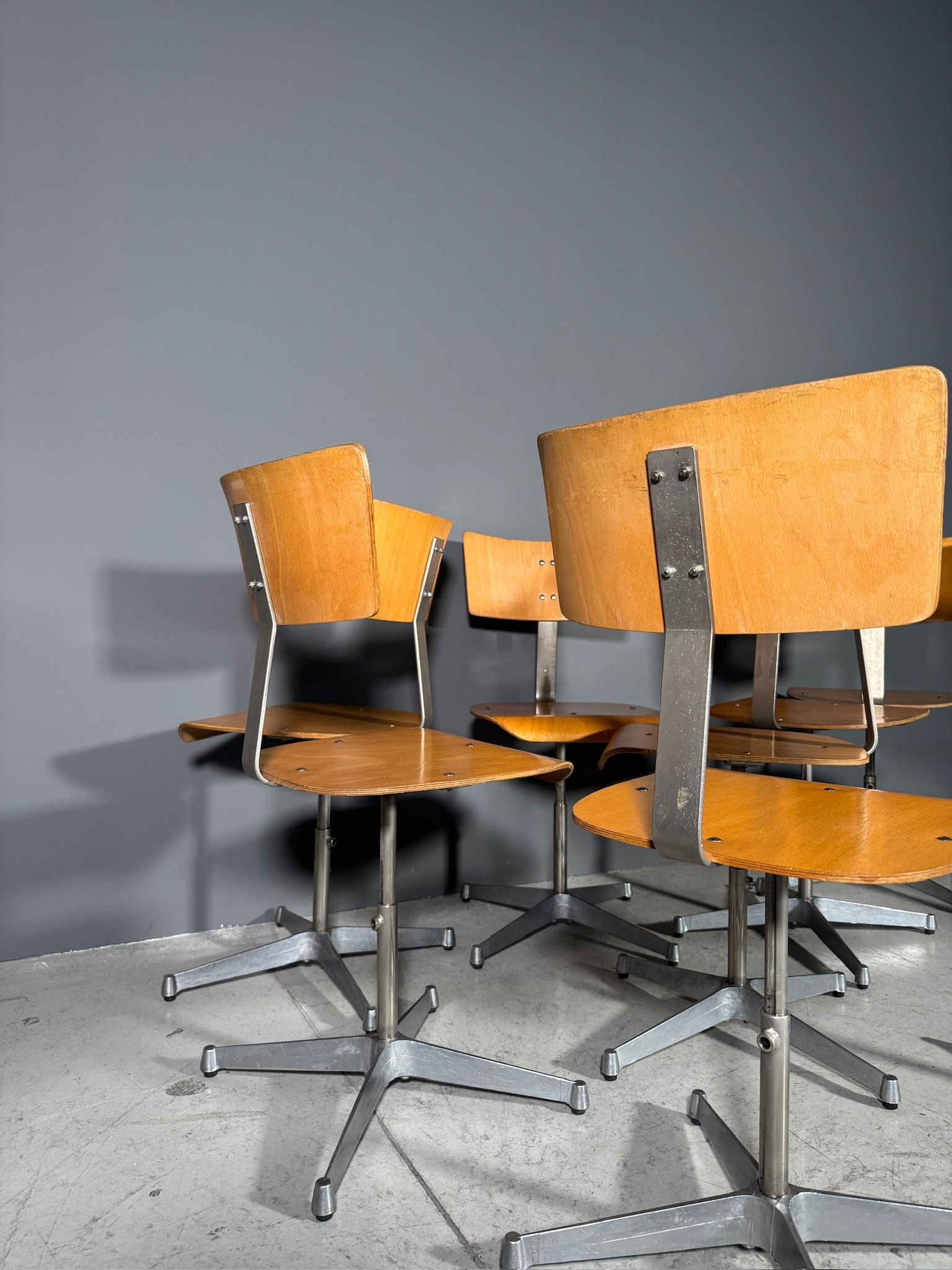 Sedia da scuola anni 50