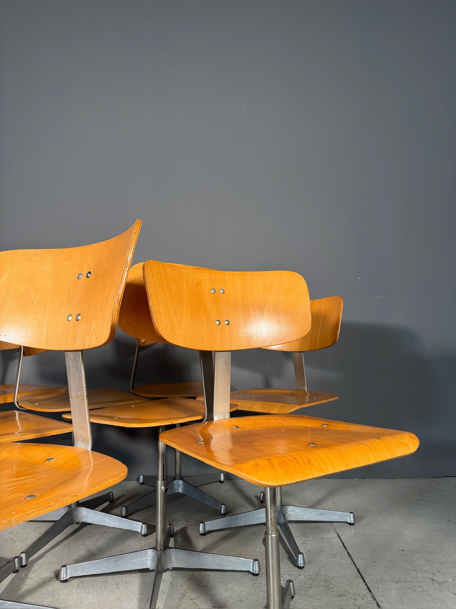 Sedia da scuola anni 50