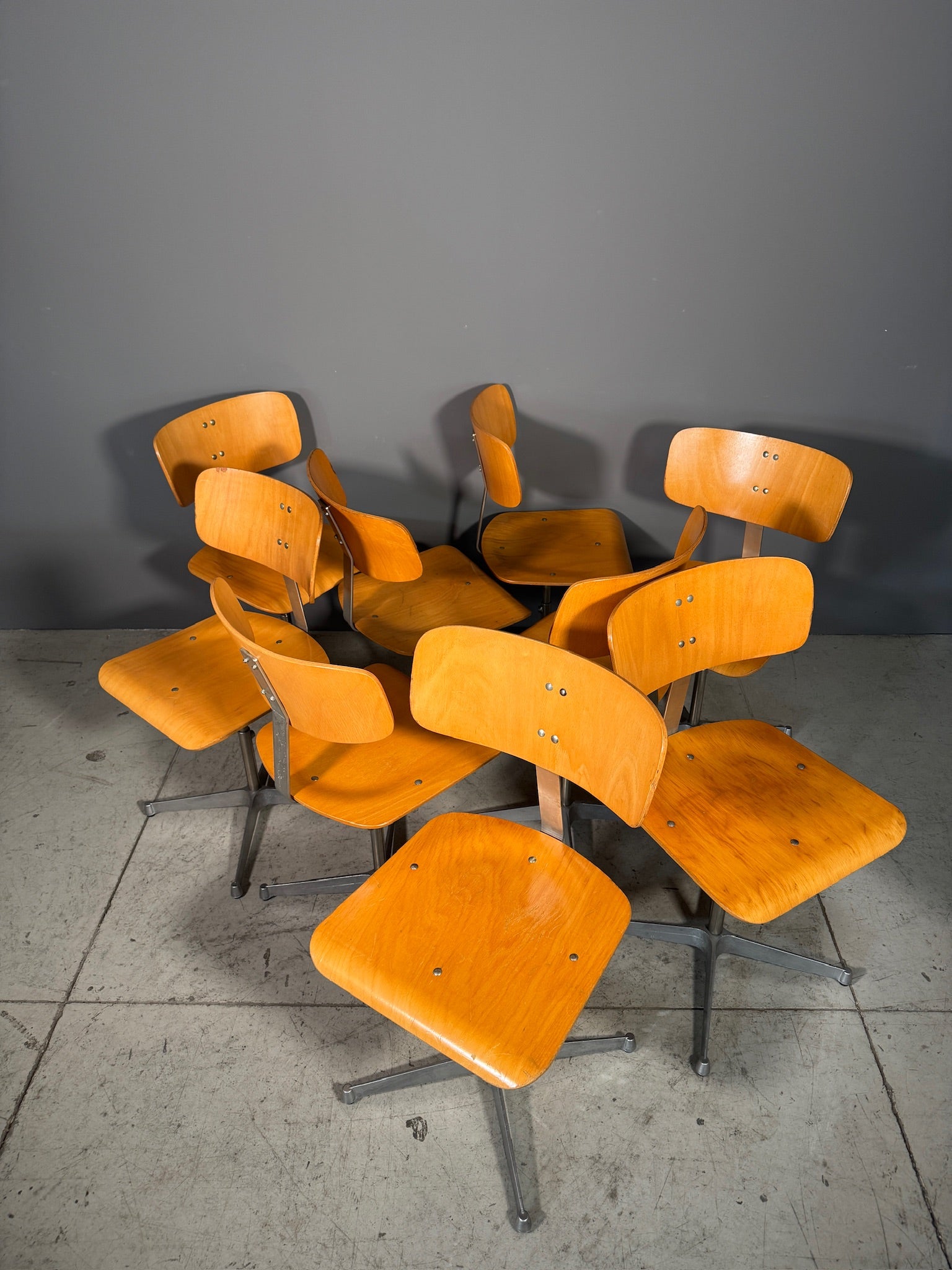 Sedia da scuola anni 50