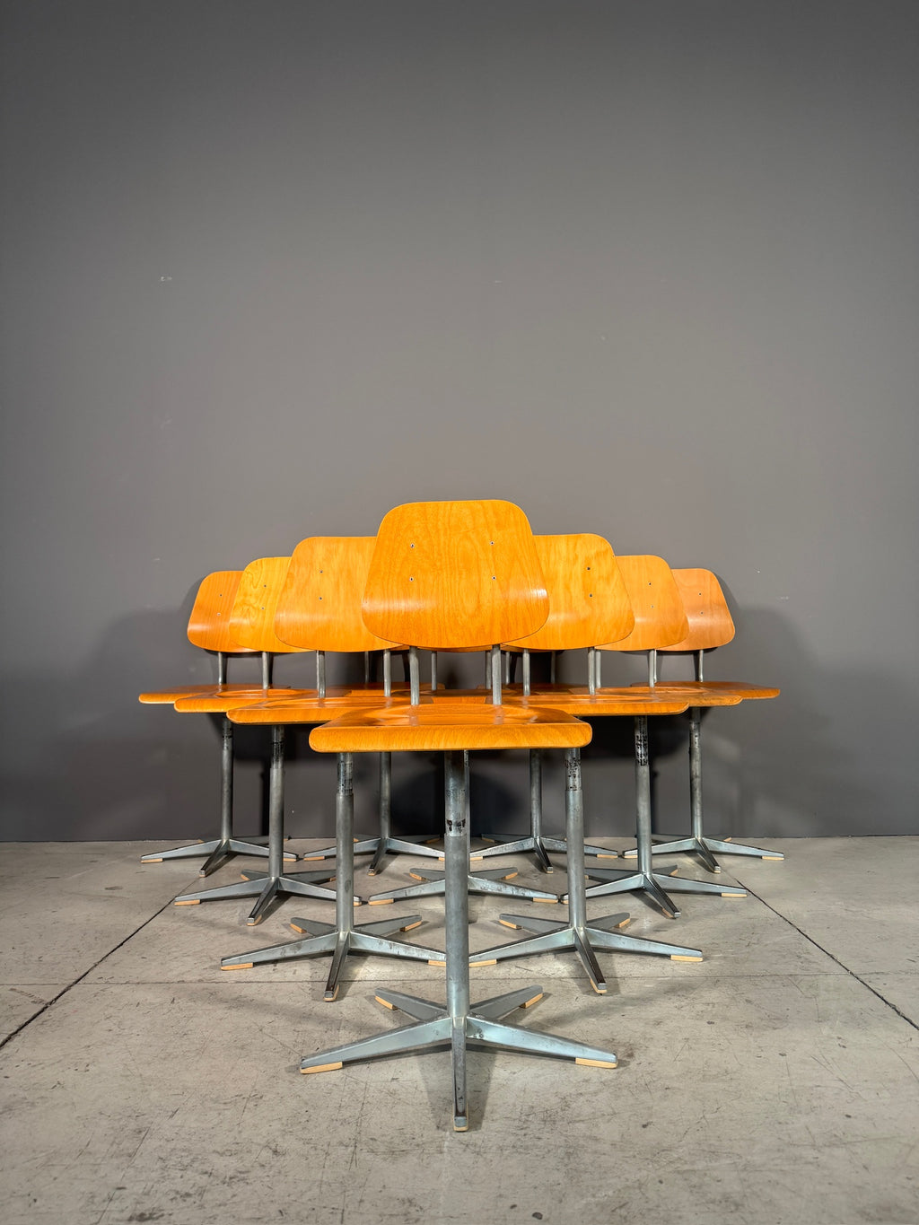 Sedia da scuola vintage