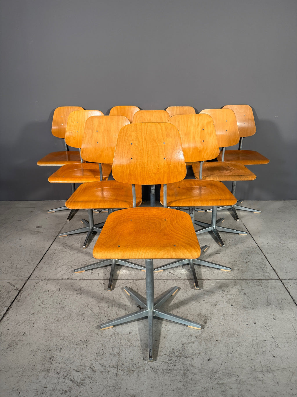 Sedia da scuola vintage