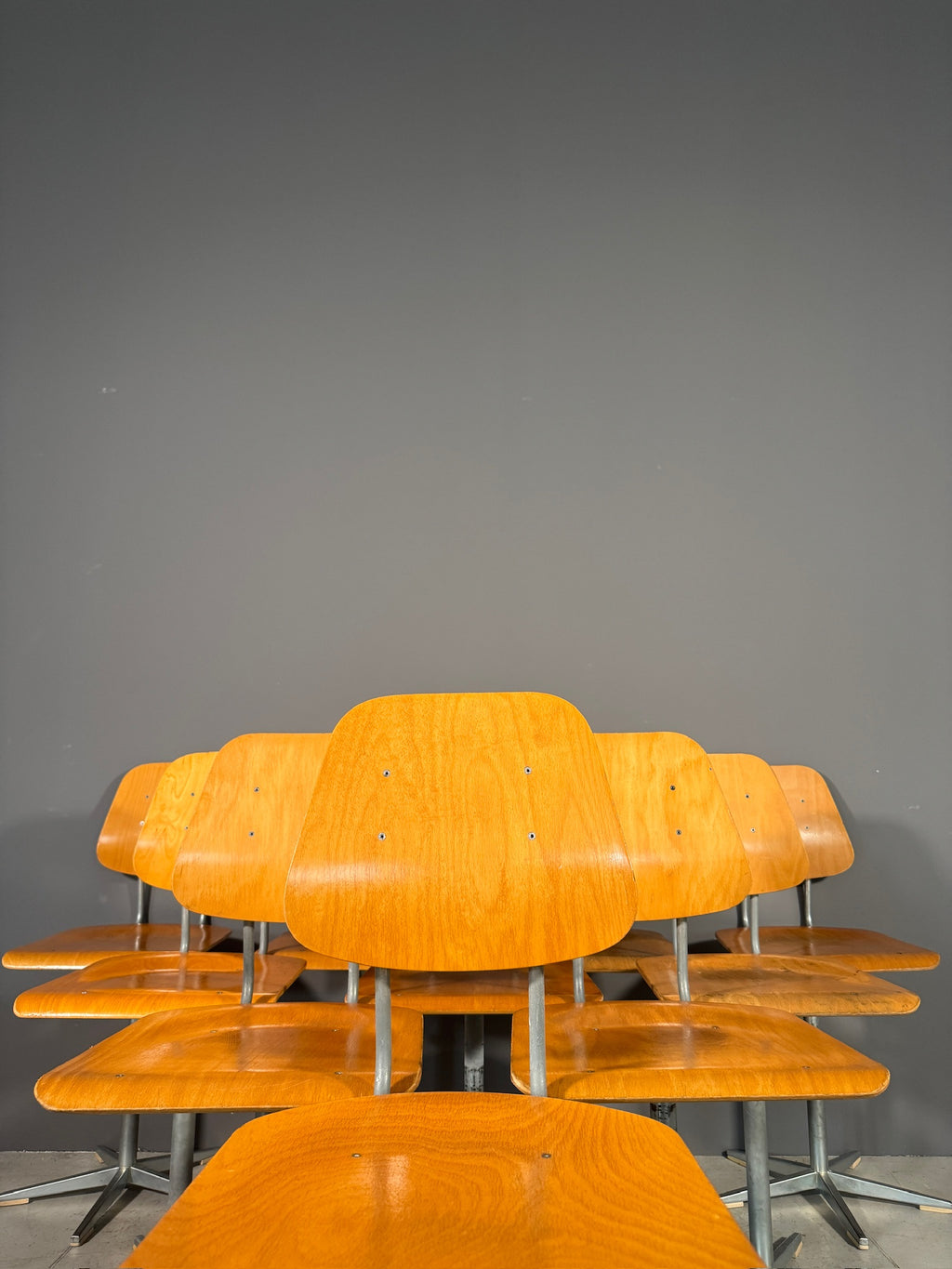 Sedia da scuola vintage