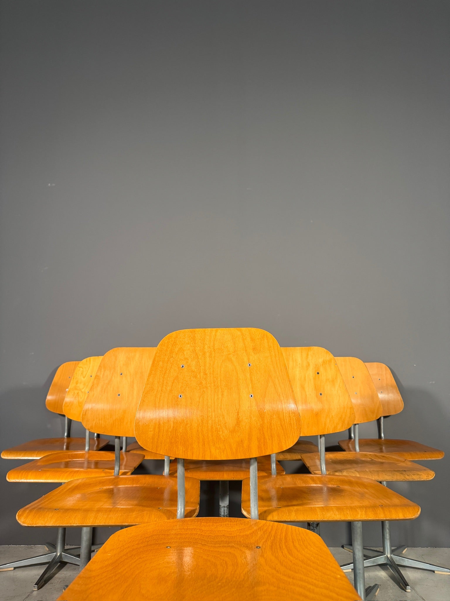 Sedia da scuola vintage