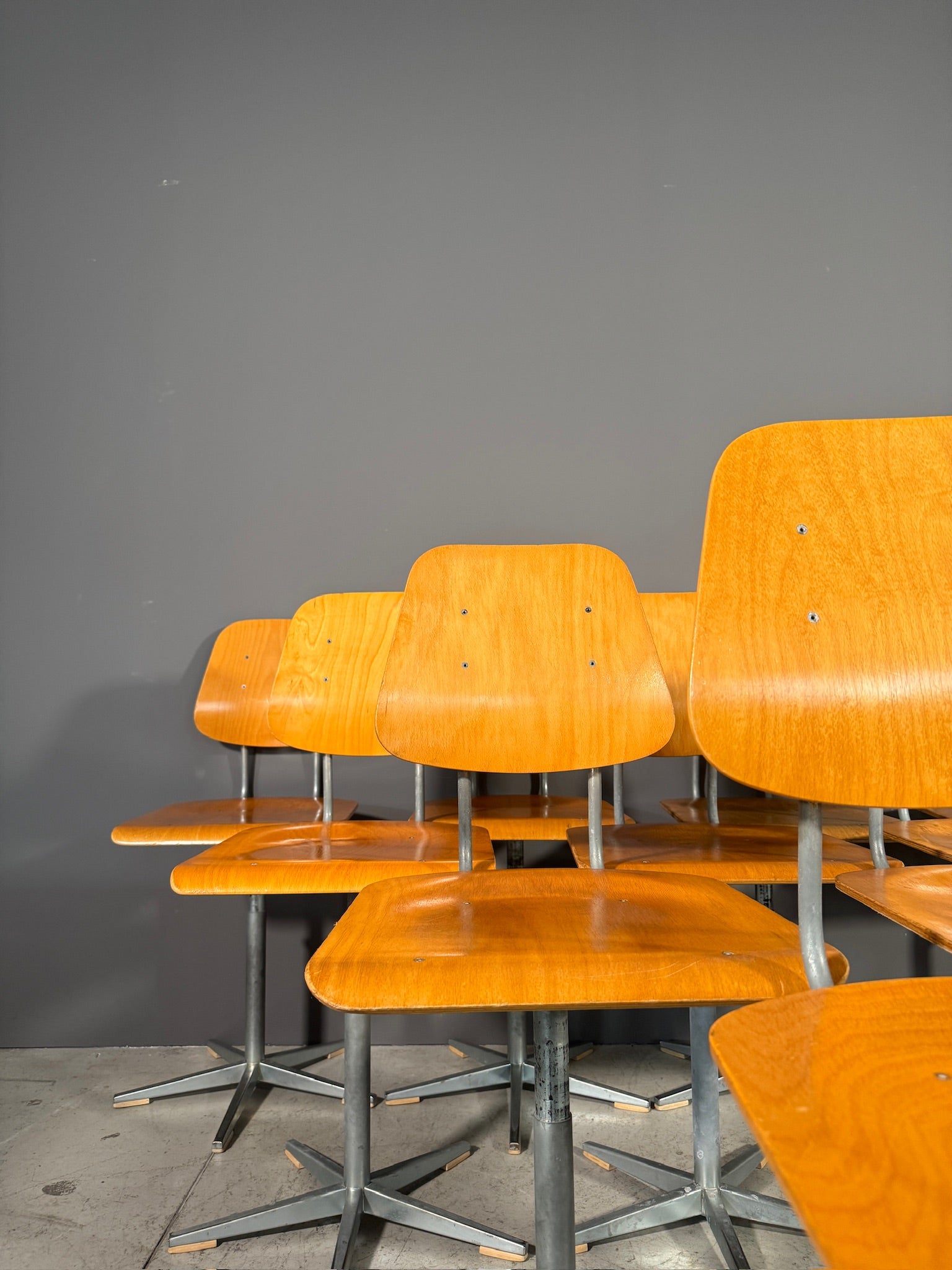 Sedia da scuola vintage