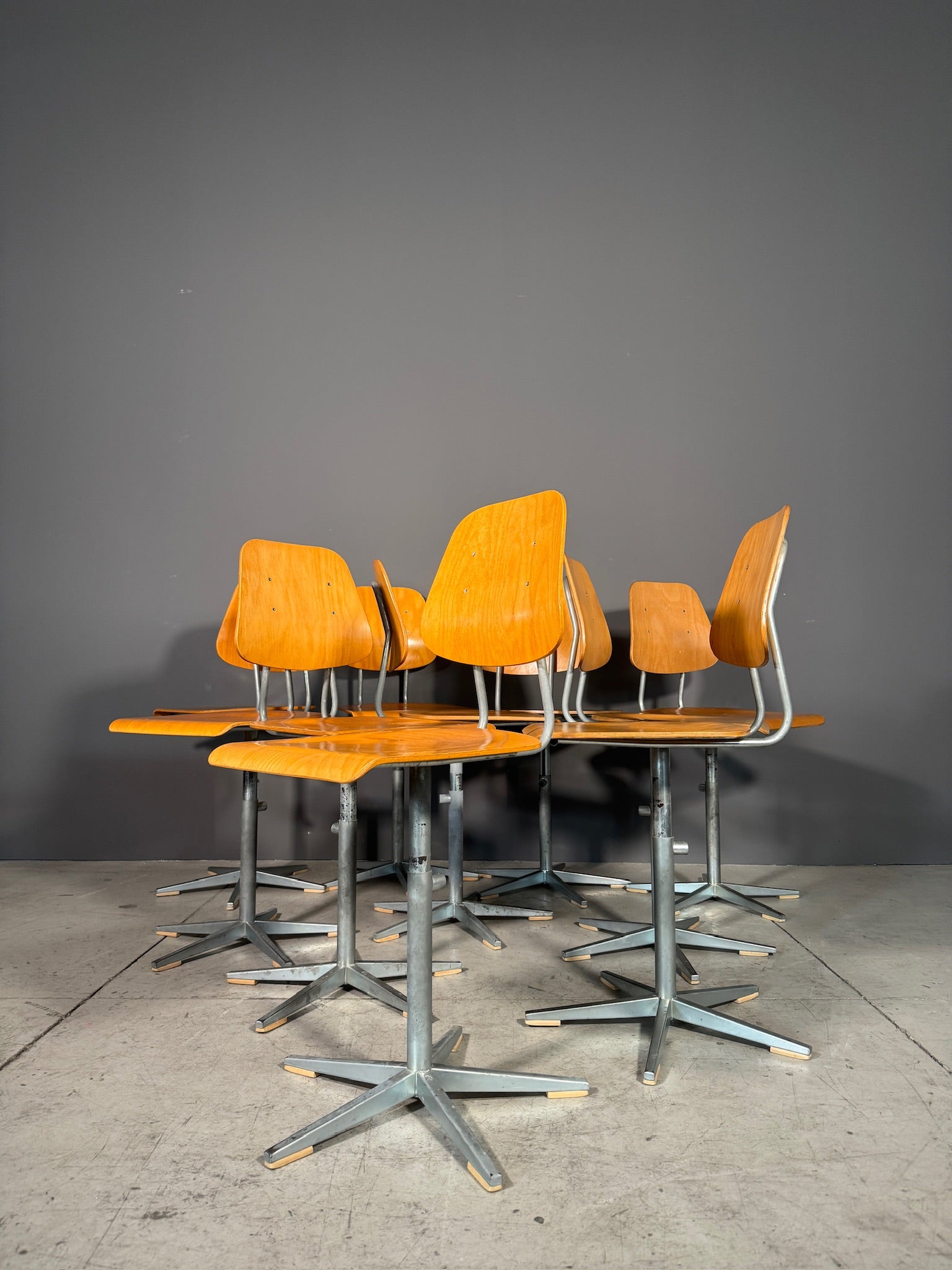 Sedia da scuola vintage