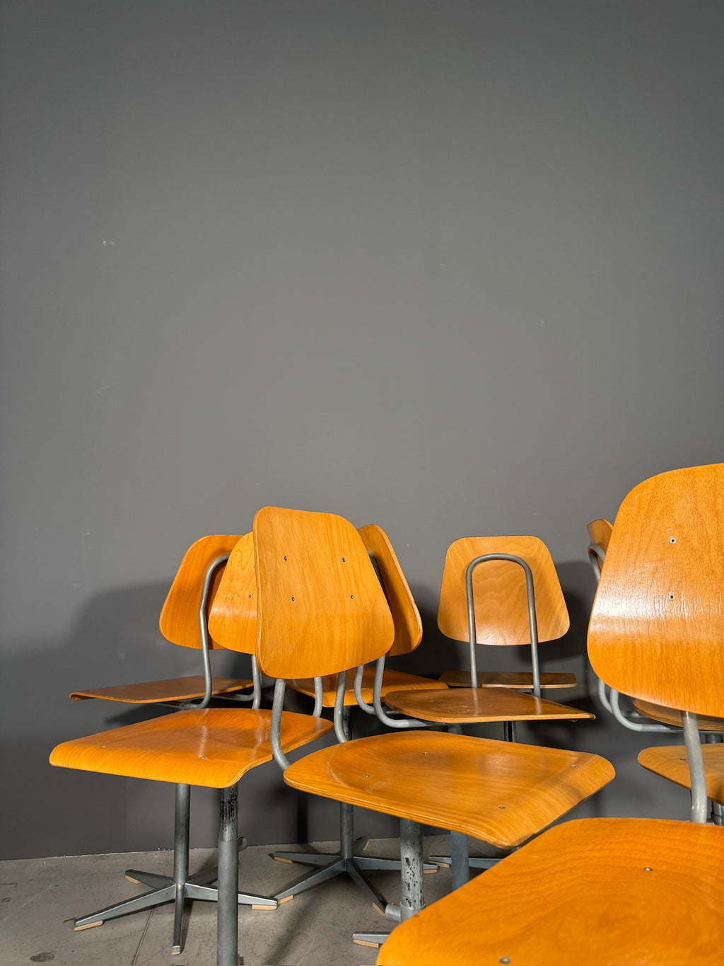 Sedia da scuola vintage