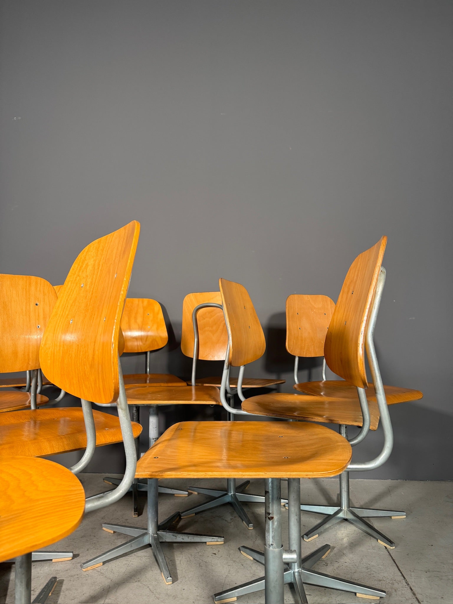 Sedia da scuola vintage