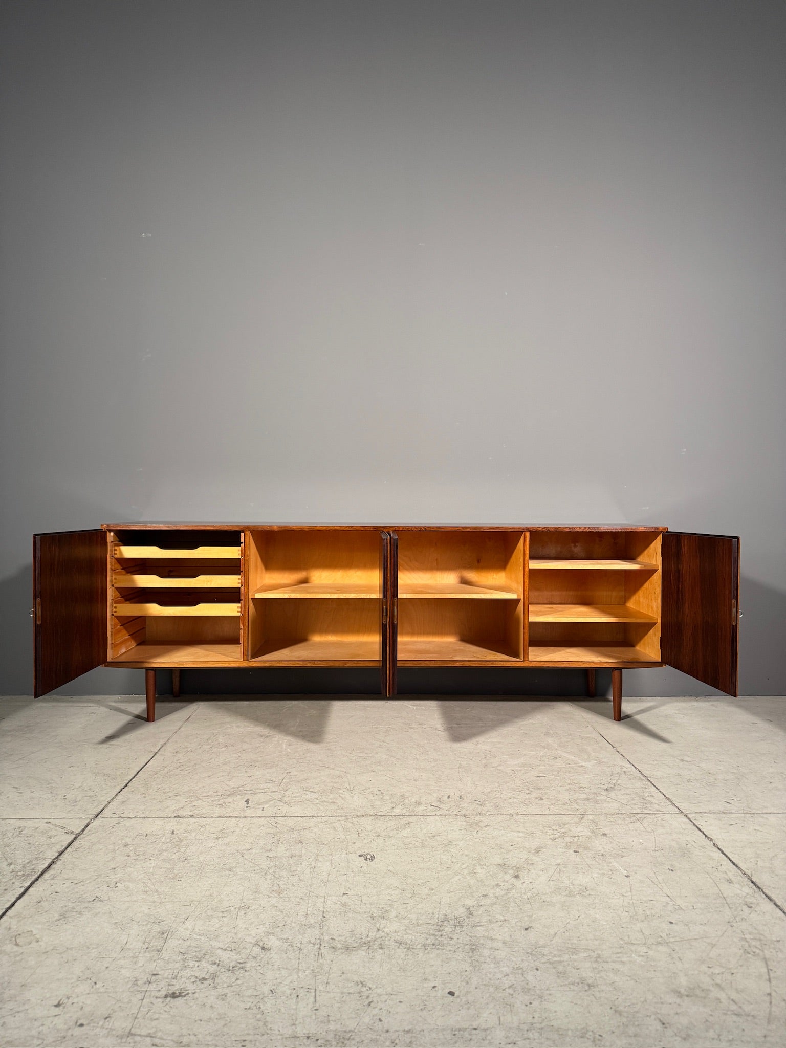 Sideboard danese in palissandro