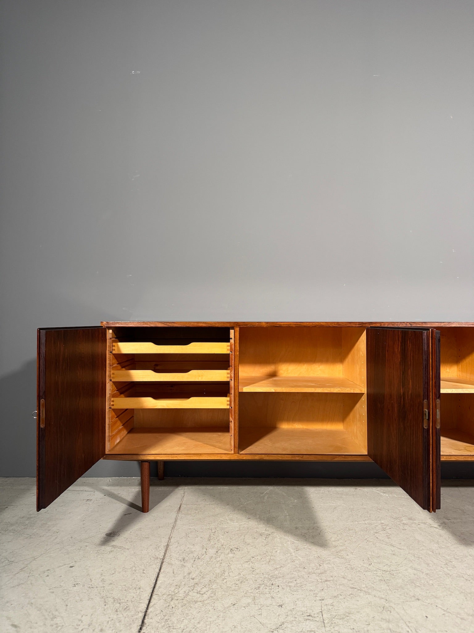 Sideboard danese in palissandro