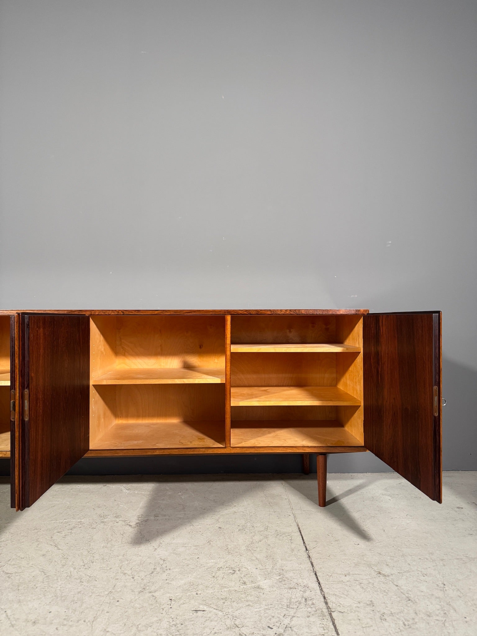 Sideboard danese in palissandro