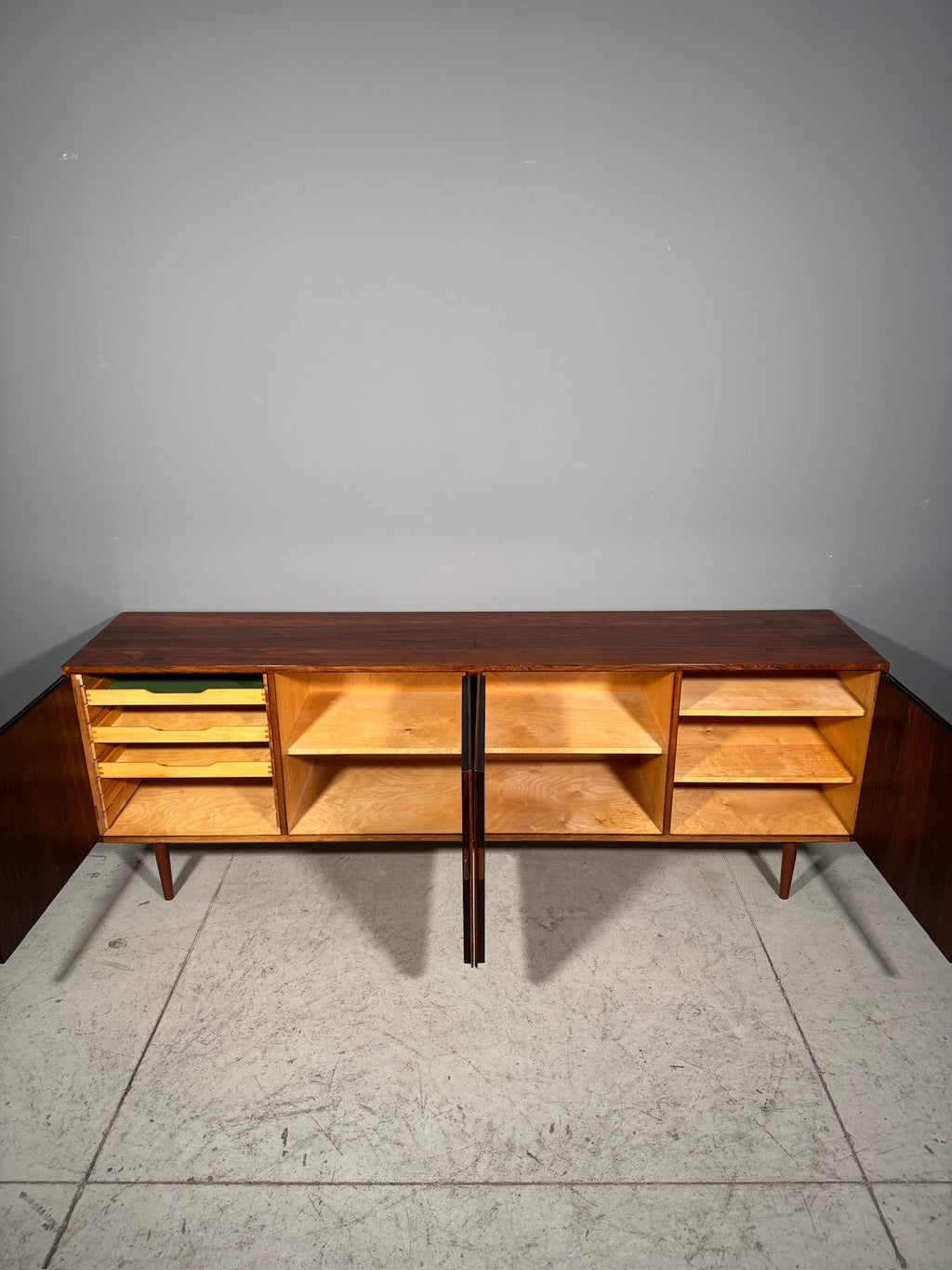 Sideboard danese in palissandro