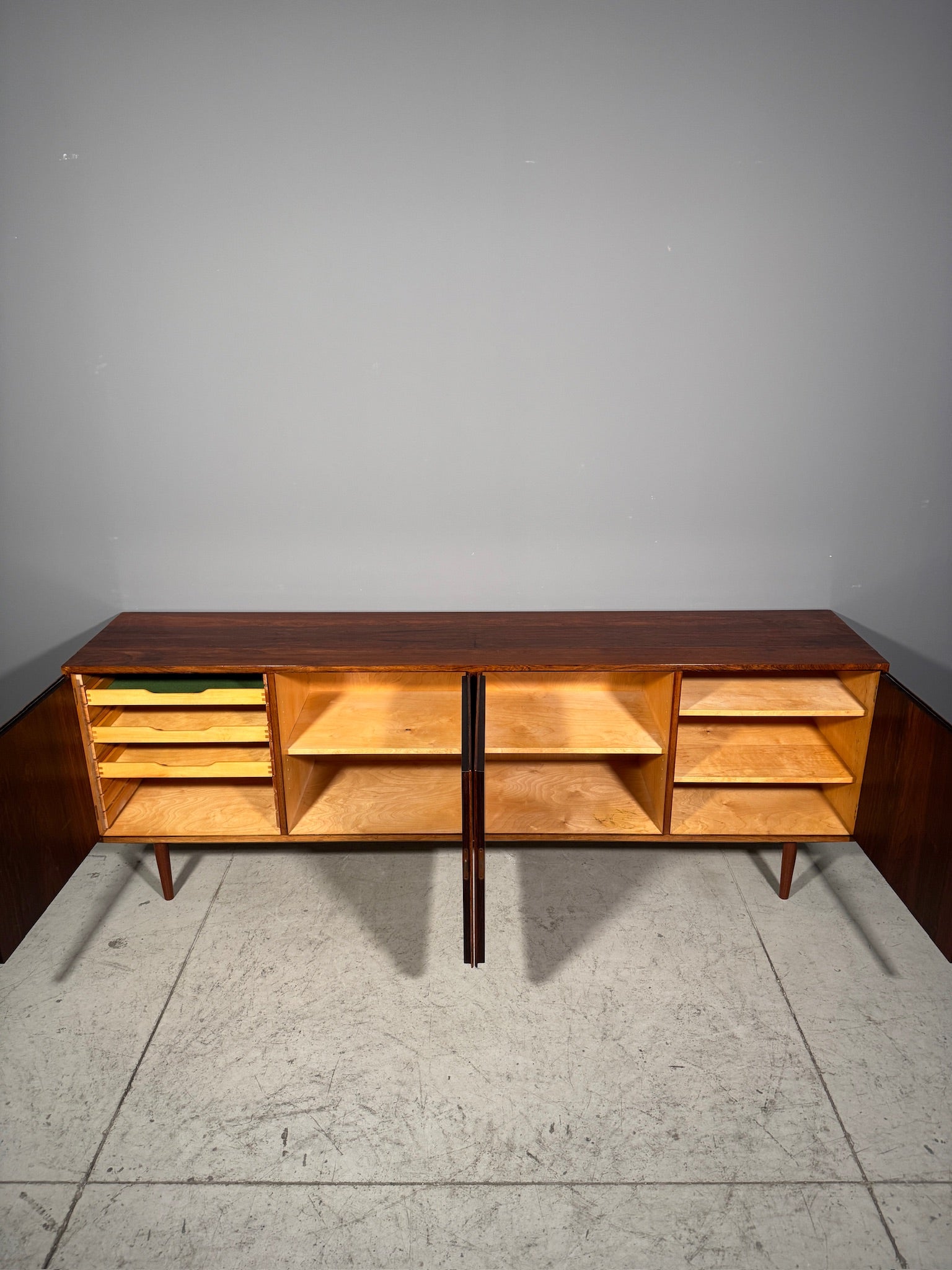 Sideboard danese in palissandro