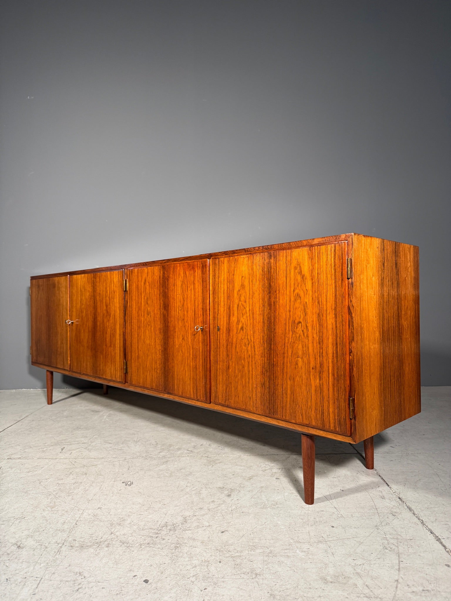 Sideboard danese in palissandro