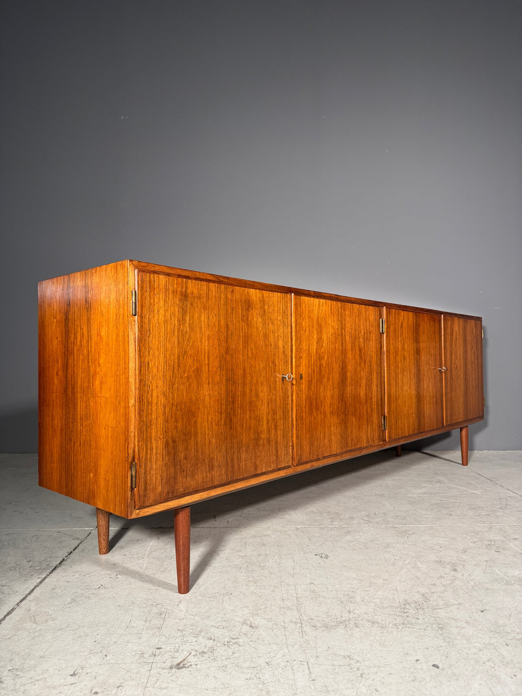 Sideboard danese in palissandro