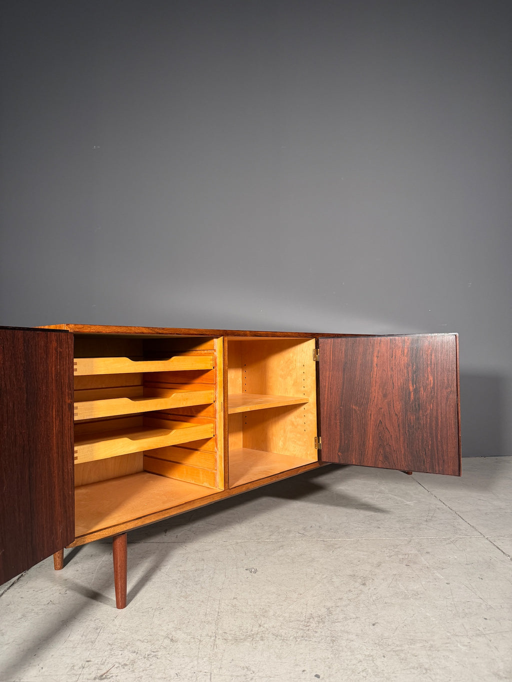 Sideboard danese in palissandro