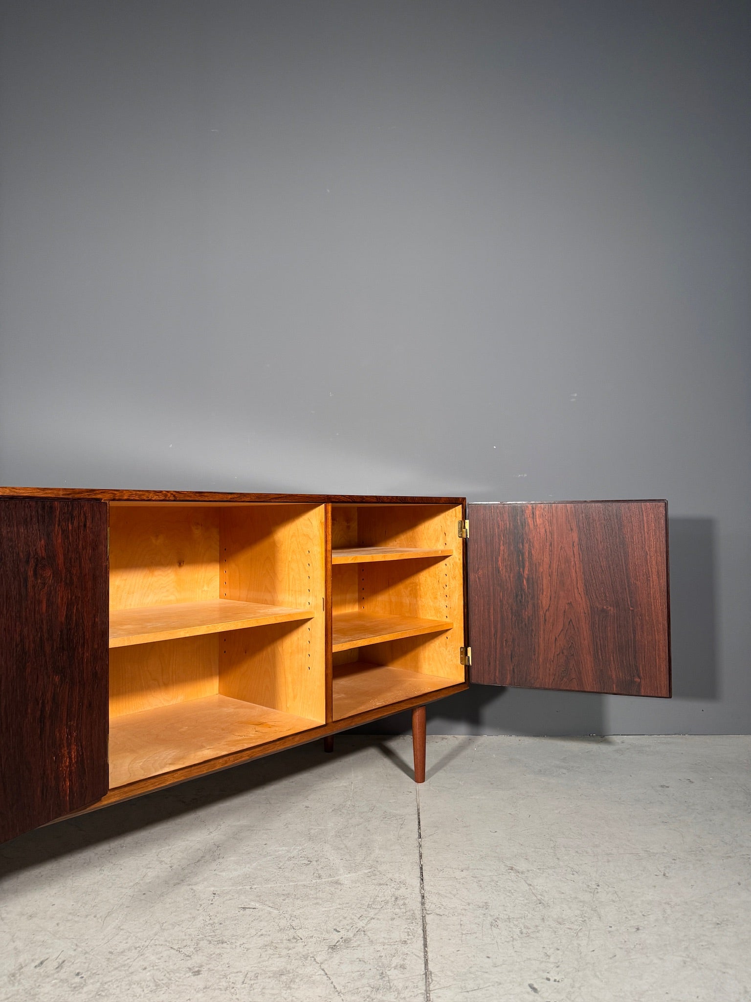 Sideboard danese in palissandro