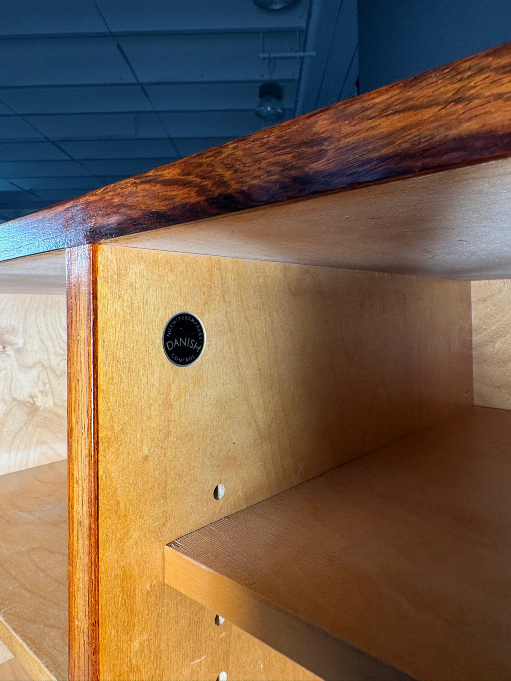 Sideboard danese in palissandro