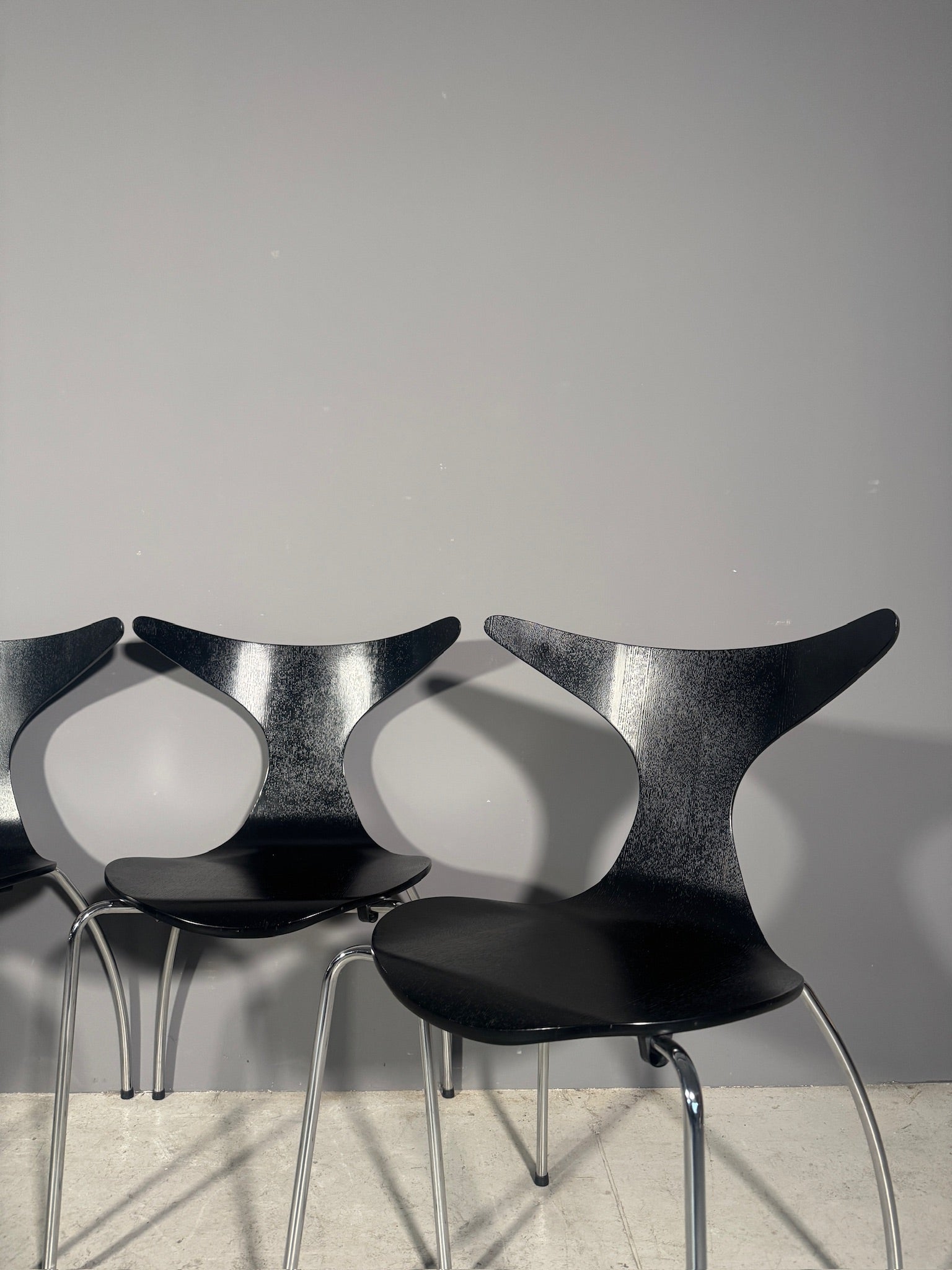 Set di 4 sedie danesi anni 70