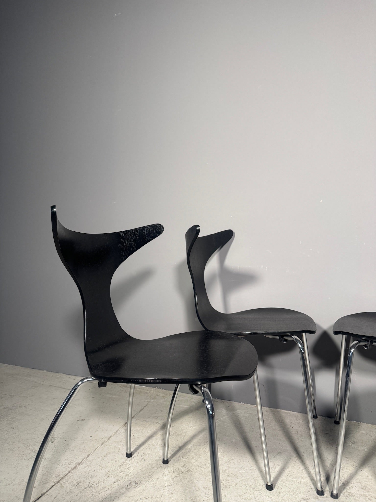 Set di 4 sedie danesi anni 70