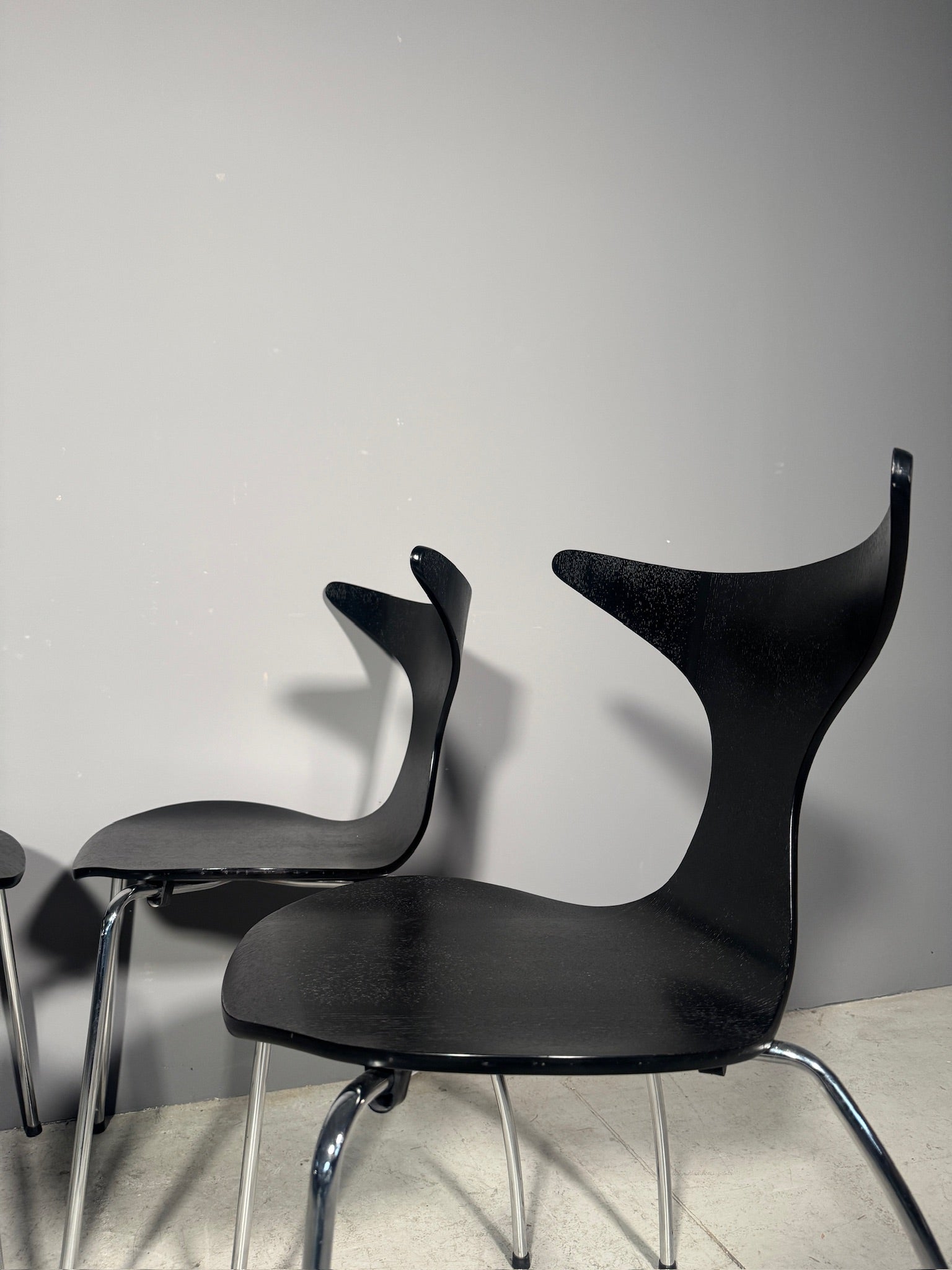 Set di 4 sedie danesi anni 70