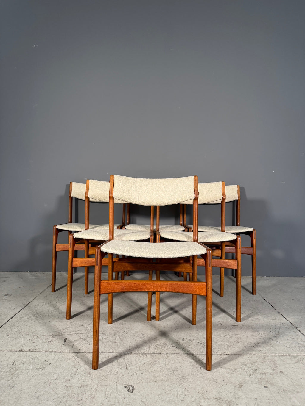 Sedia danese in teak anni 70