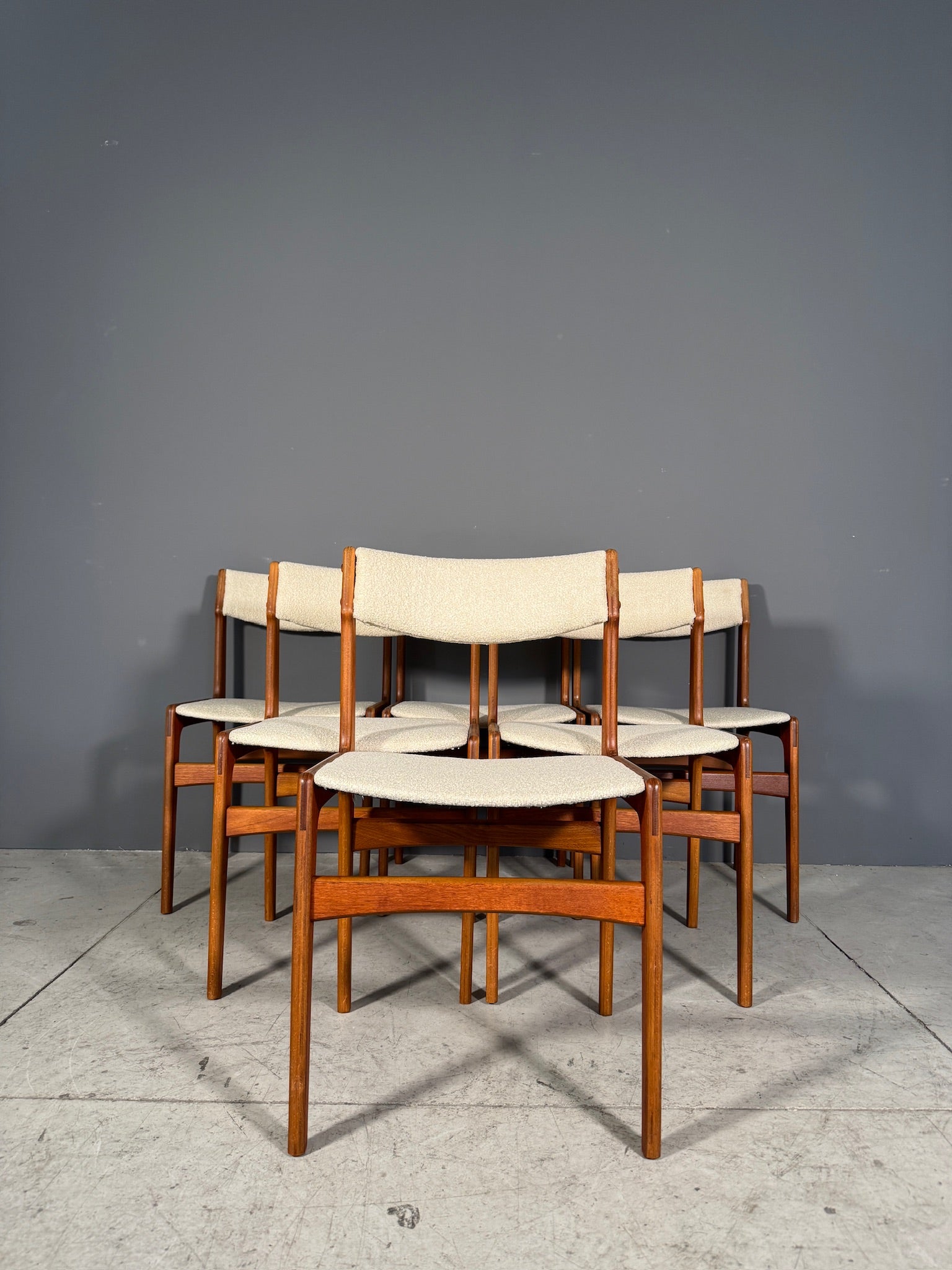 Sedia danese in teak anni 70