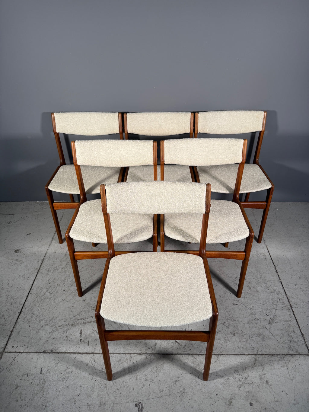 Sedia danese in teak anni 70