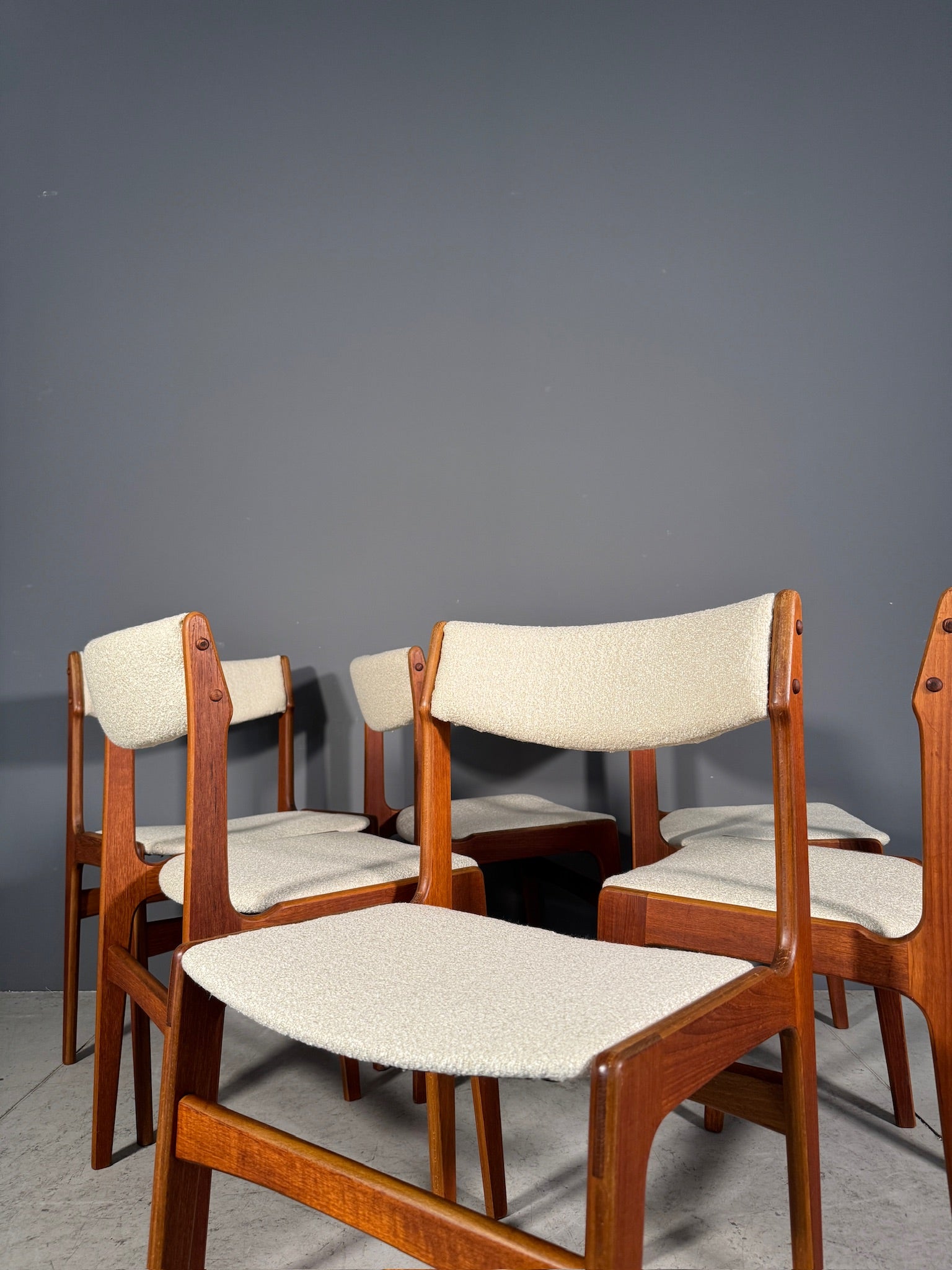 Sedia danese in teak anni 70