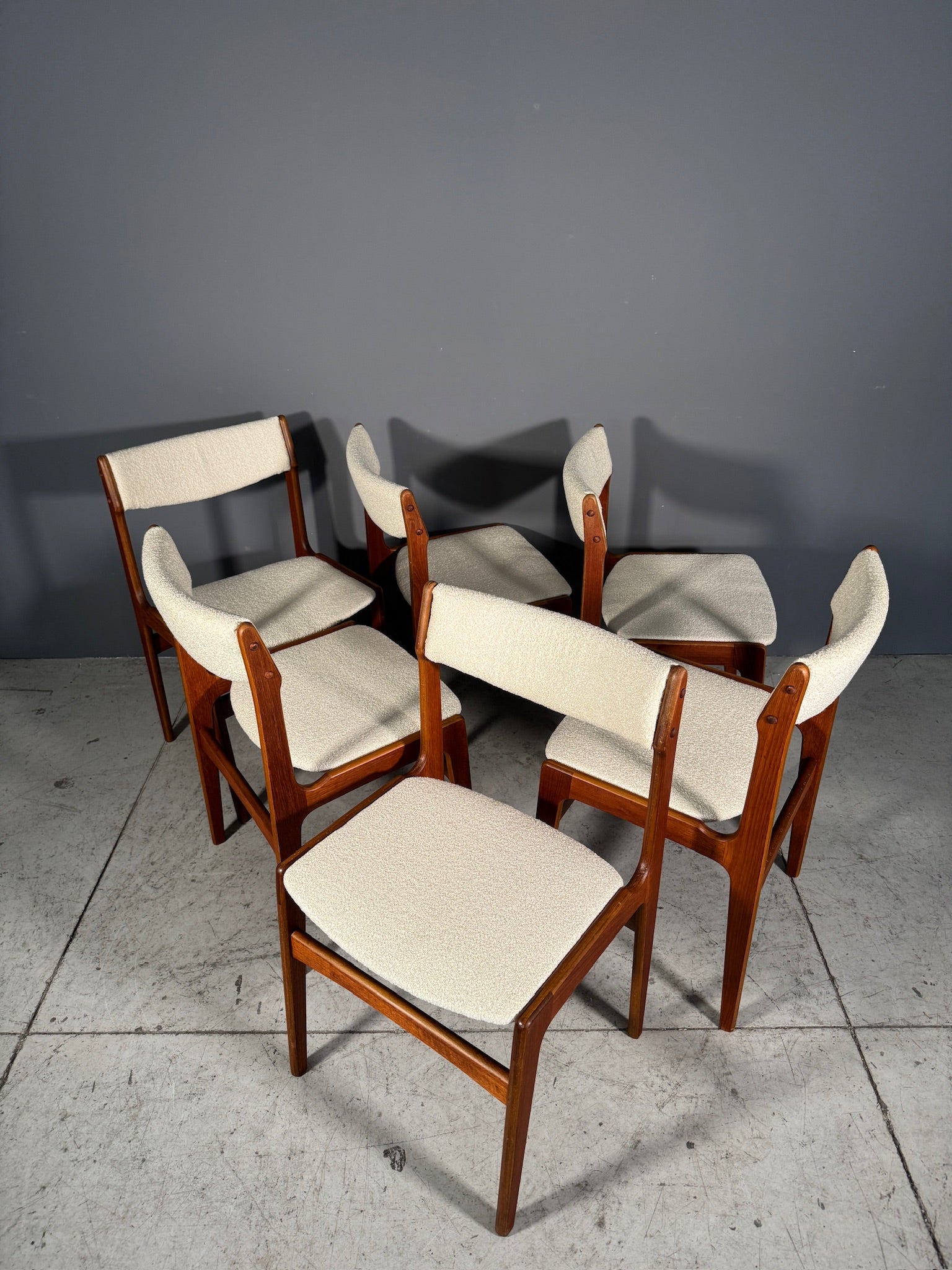 Sedia danese in teak anni 70