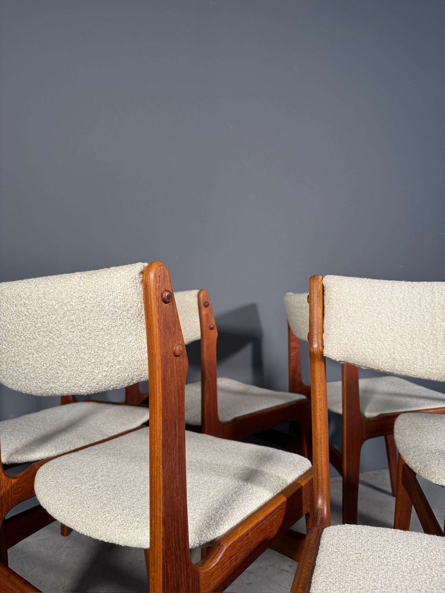 Sedia danese in teak anni 70