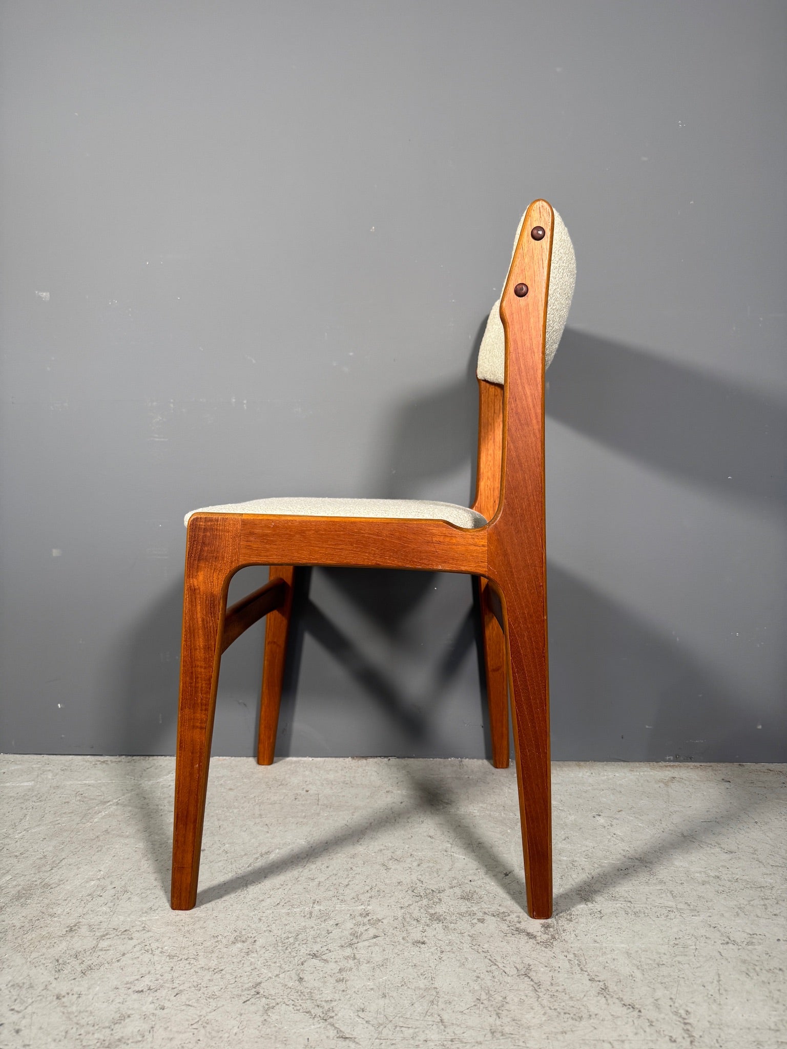 Sedia danese in teak anni 70