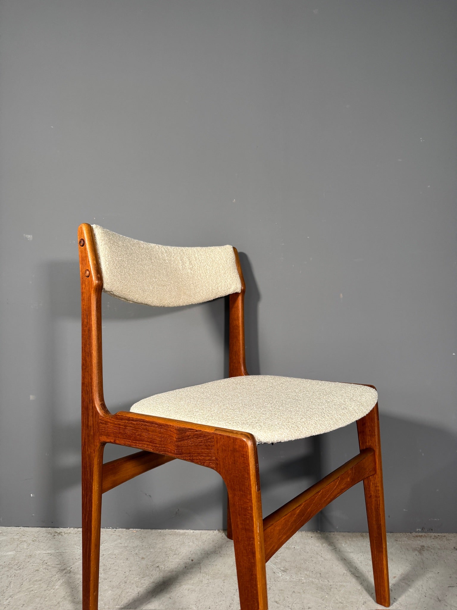 Sedia danese in teak anni 70