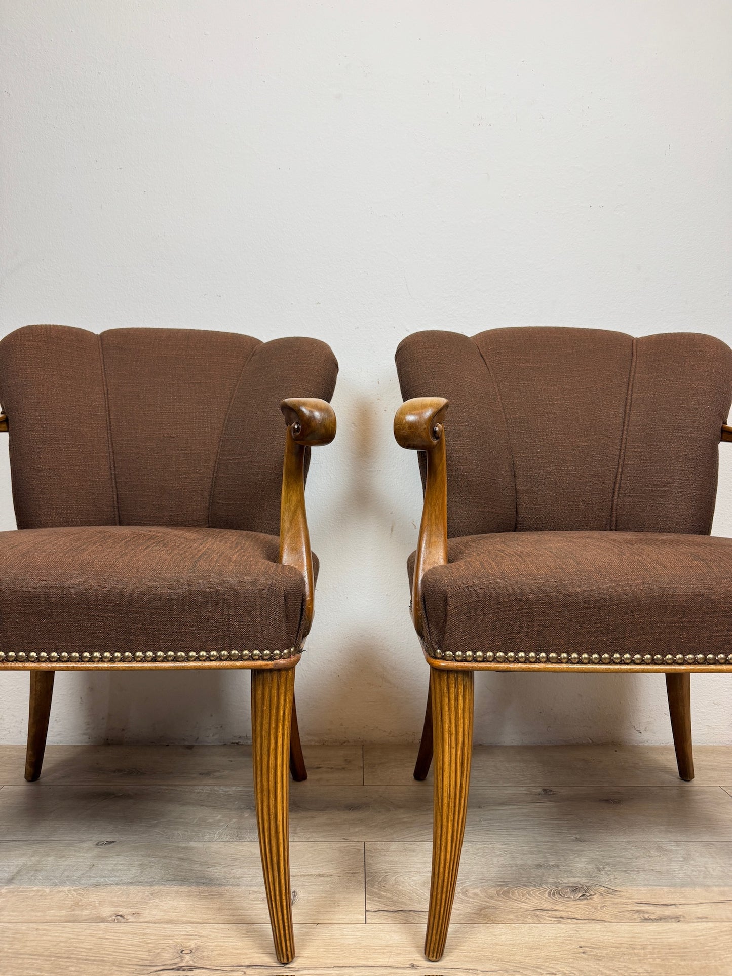 Coppia di poltrone Art Deco