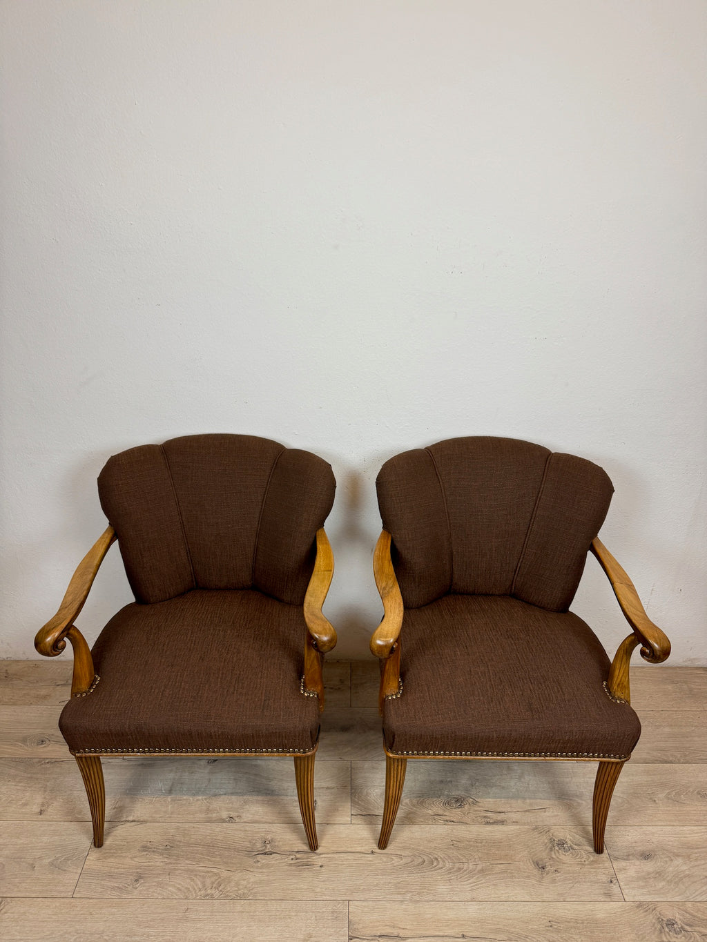 Coppia di poltrone Art Deco
