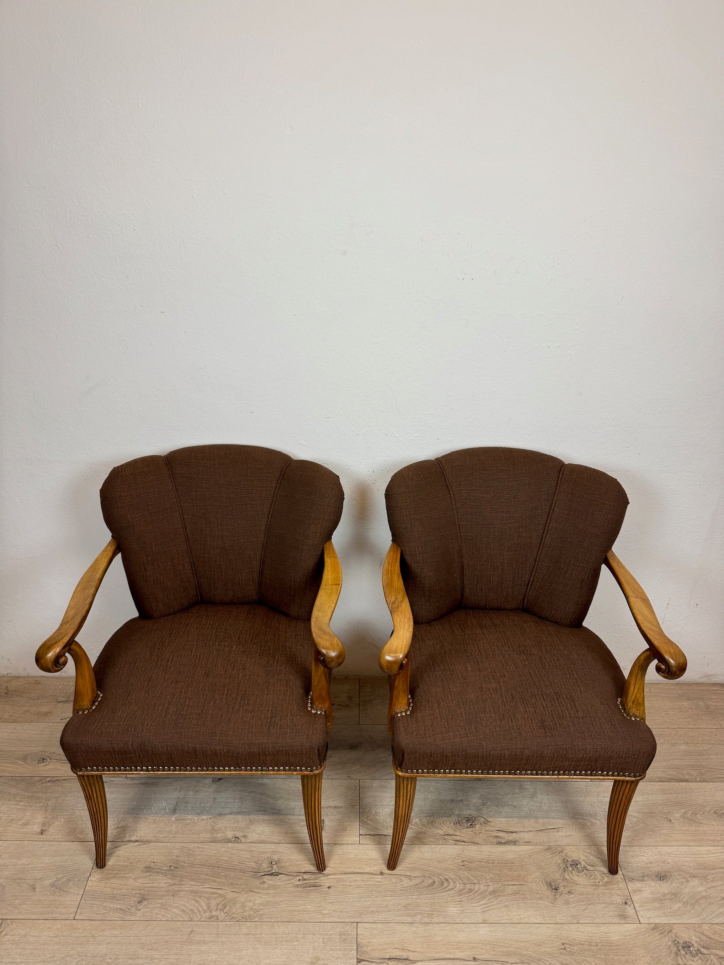 Coppia di poltrone Art Deco