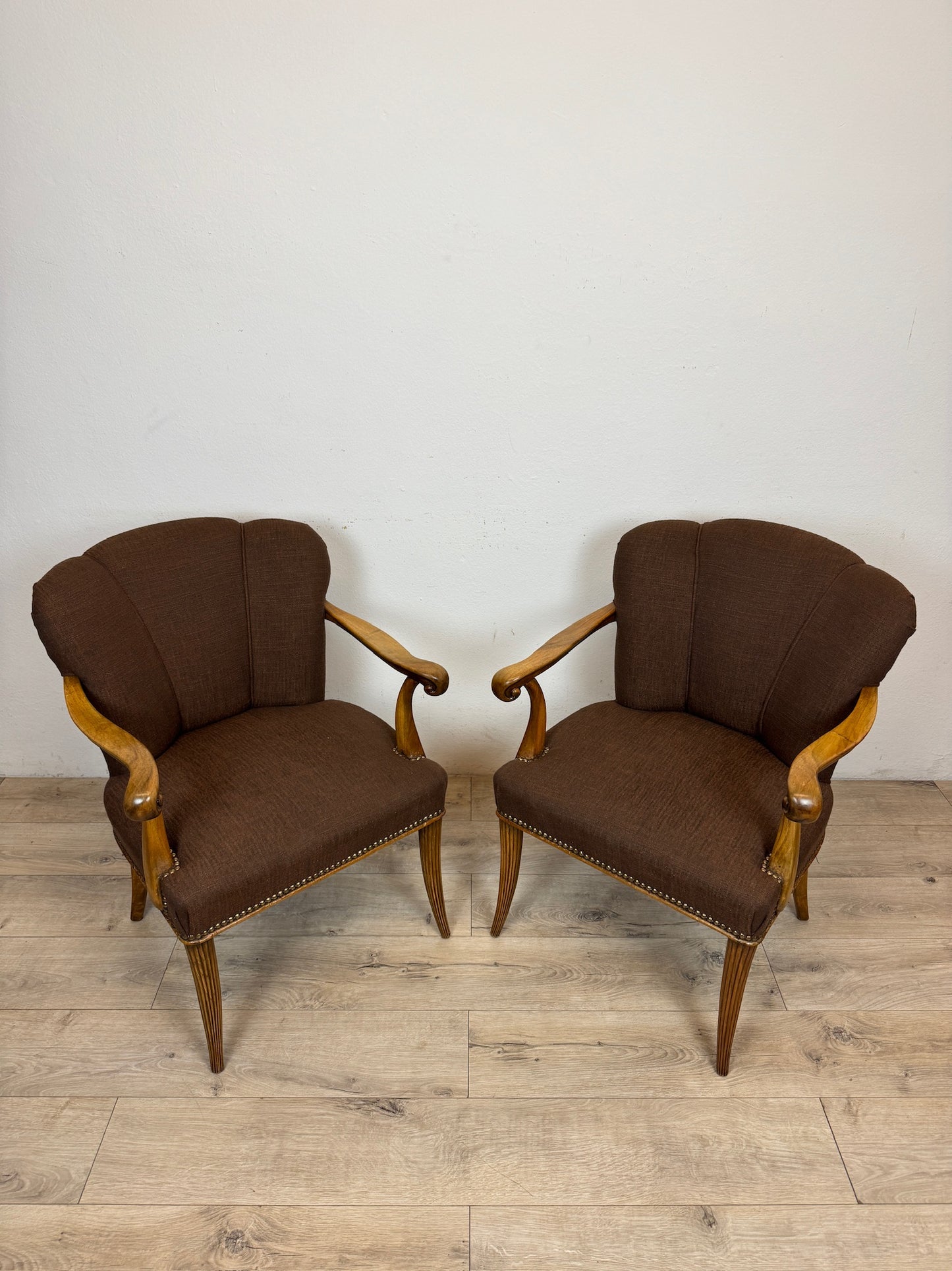 Coppia di poltrone Art Deco