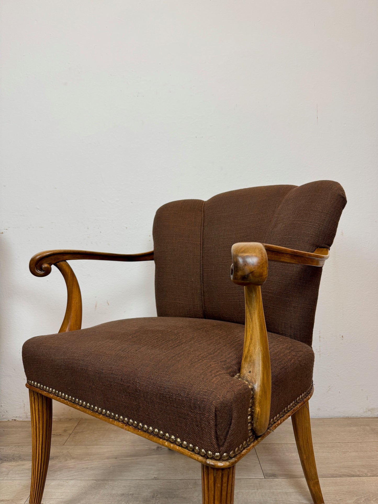 Coppia di poltrone Art Deco