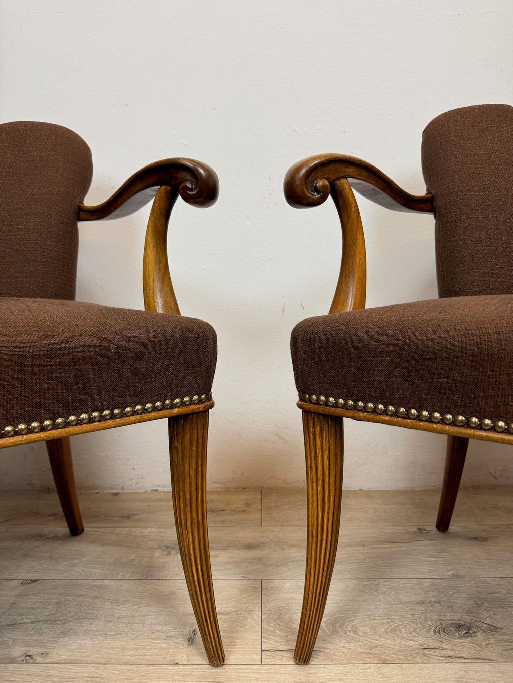 Coppia di poltrone Art Deco