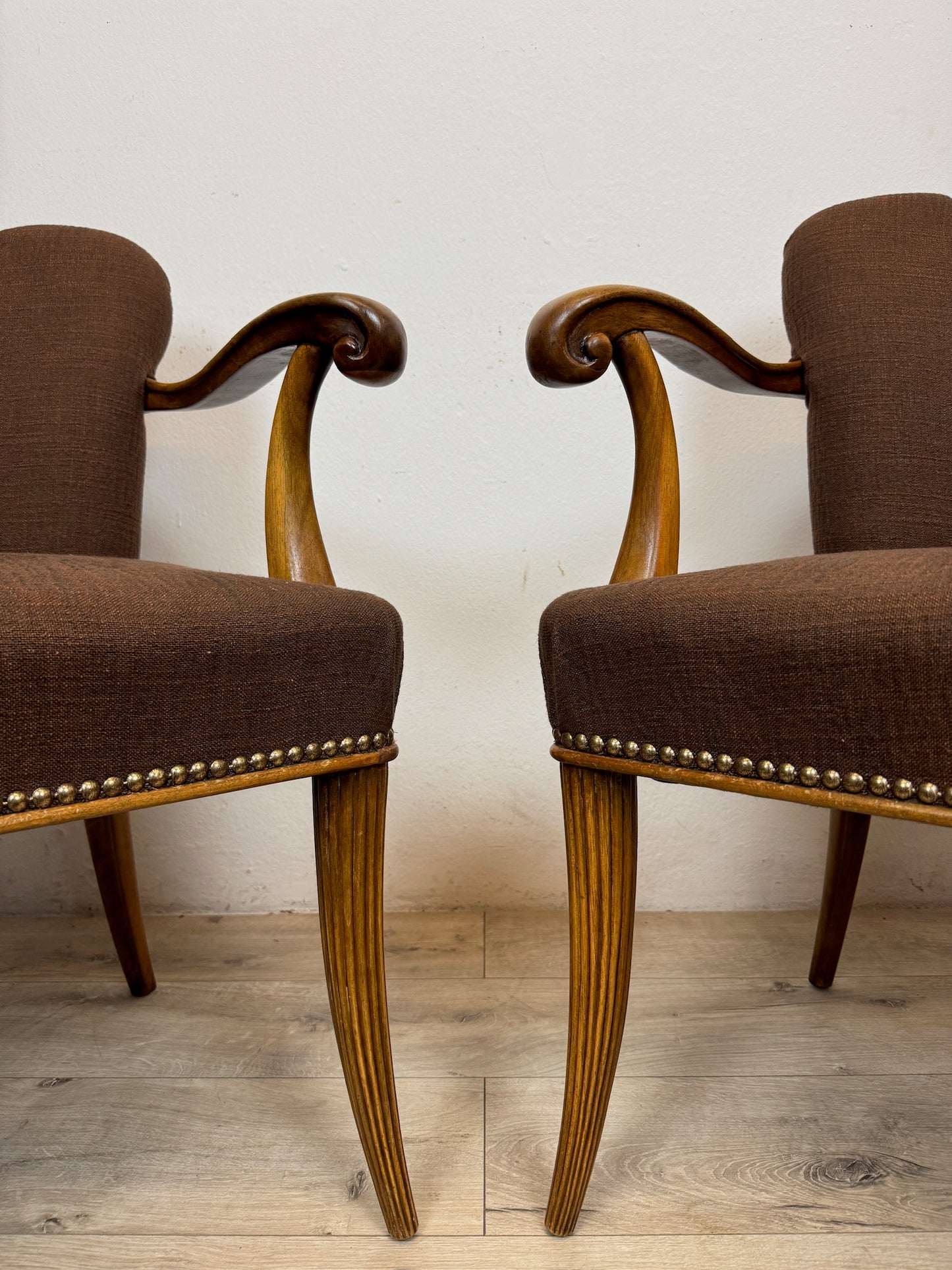 Coppia di poltrone Art Deco